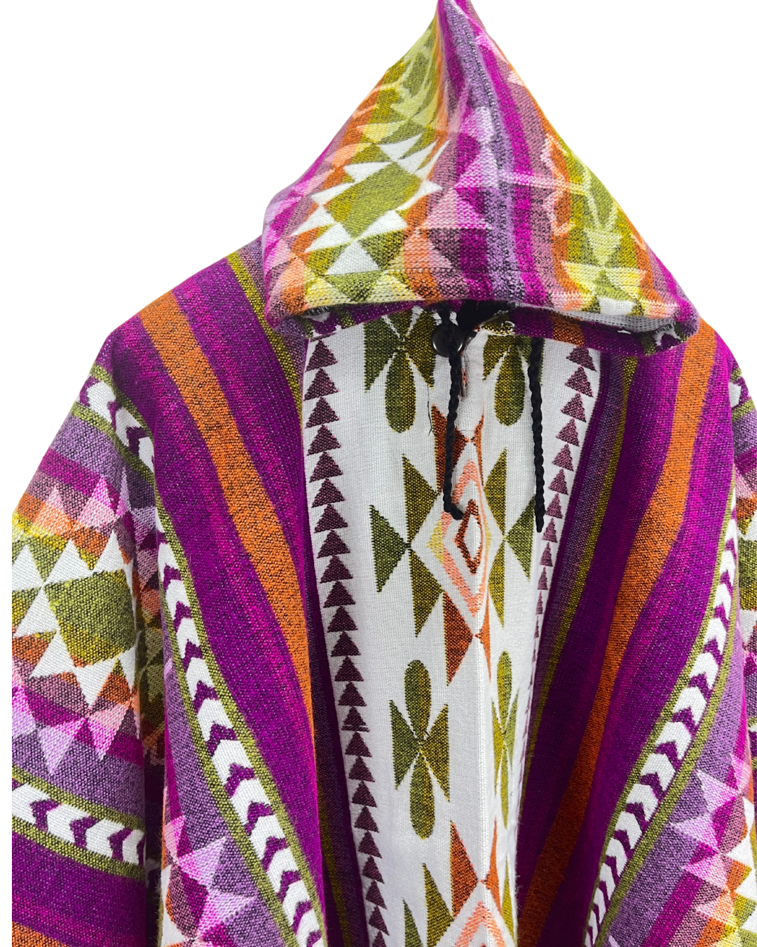 PONCHO ALPACA PURPURA ESPECIAL