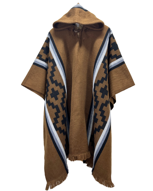 PONCHO ALPACA PREMIUM CAFE