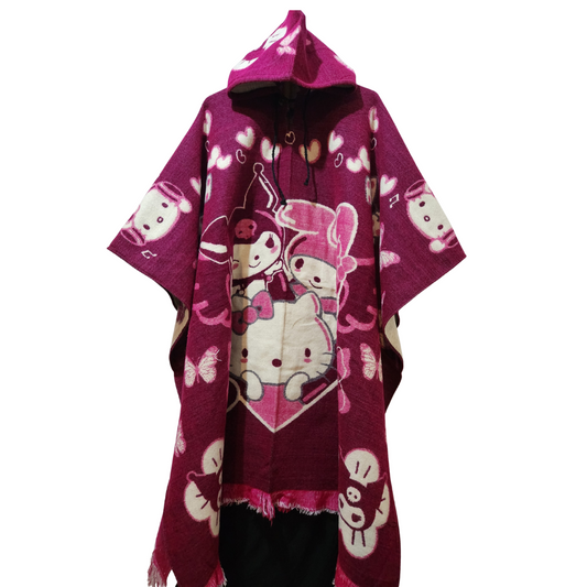 PONCHO ALPCA HELLO KITTY