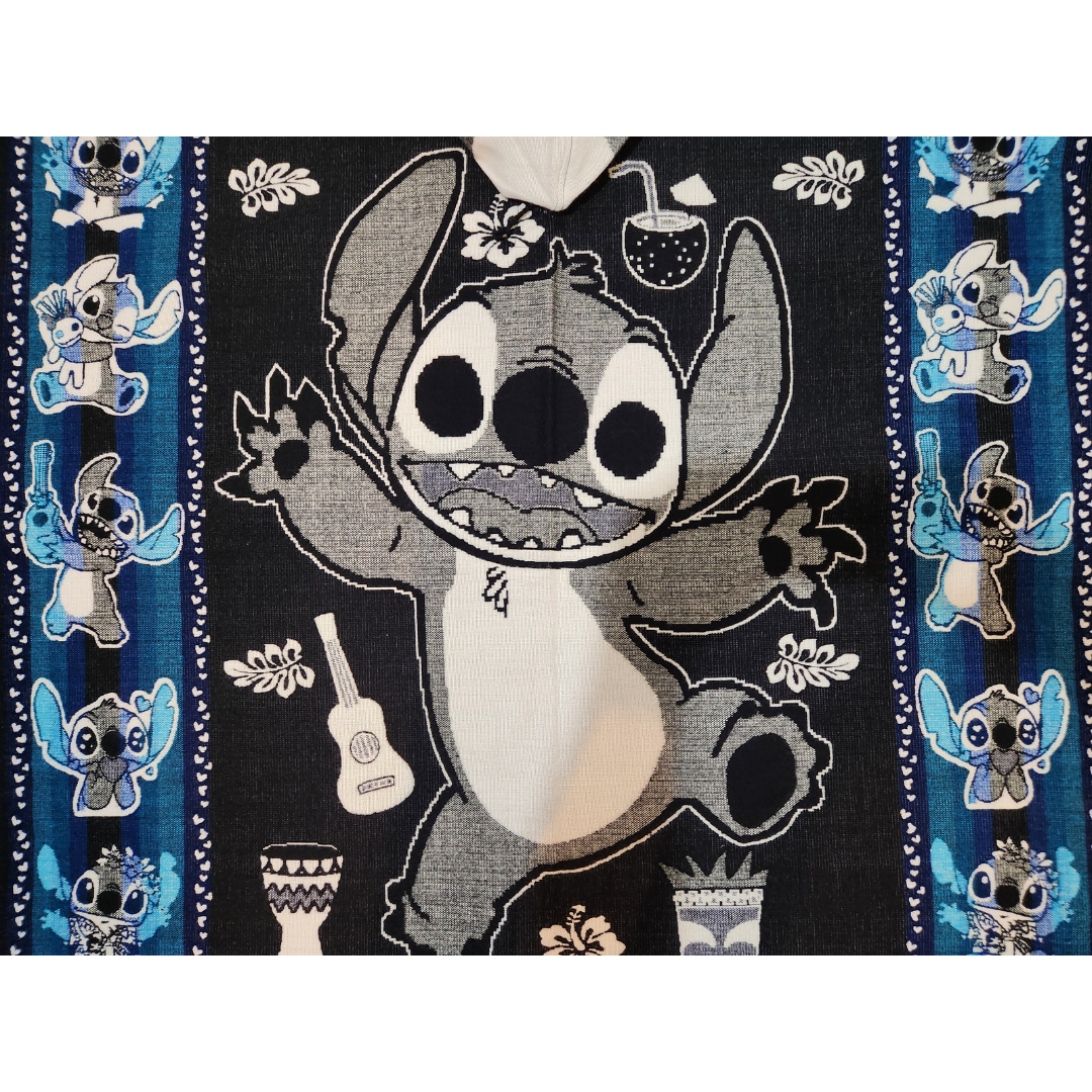 PONCHO ALPACA LILO Y STITCH