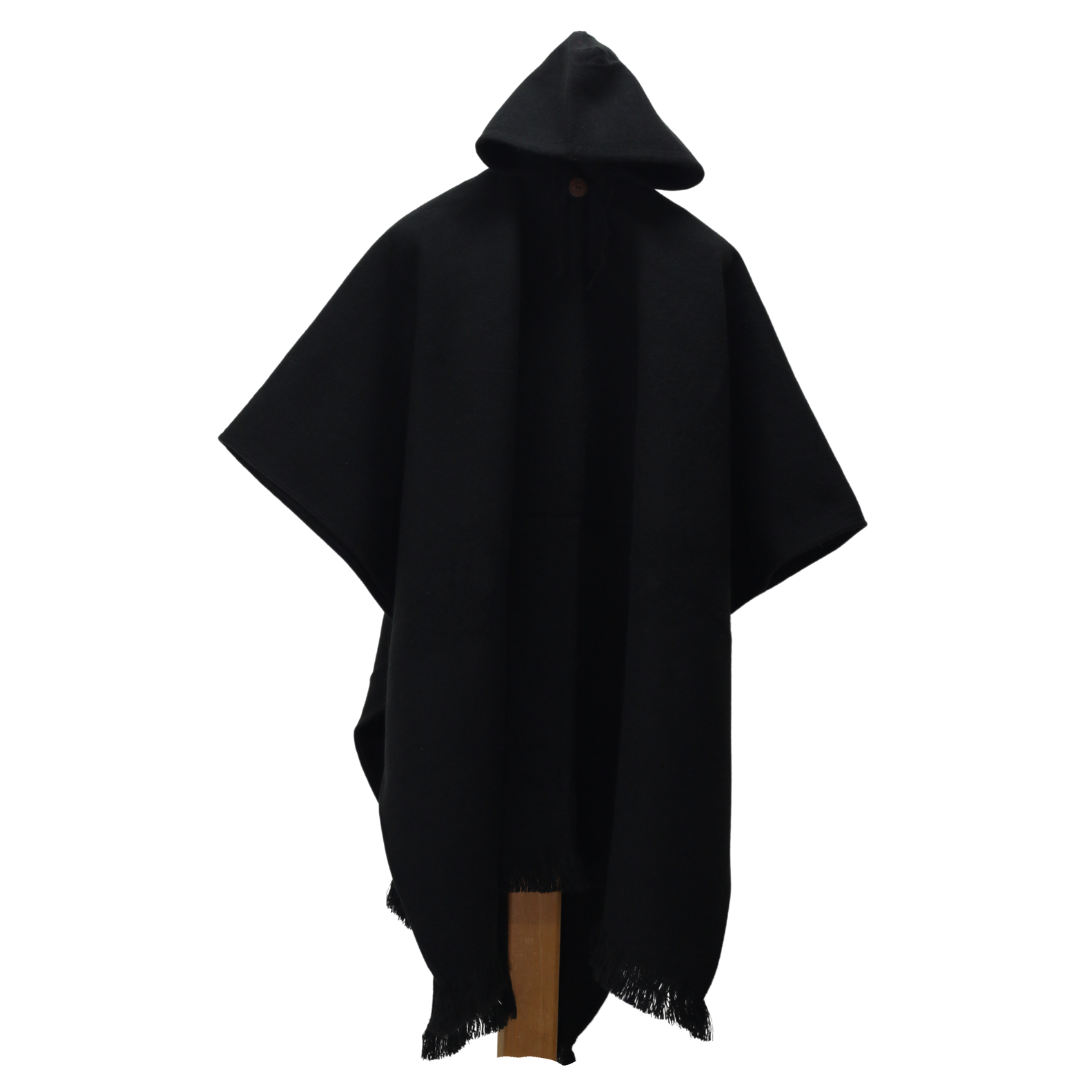 PONCHO NEGRO ALPACA